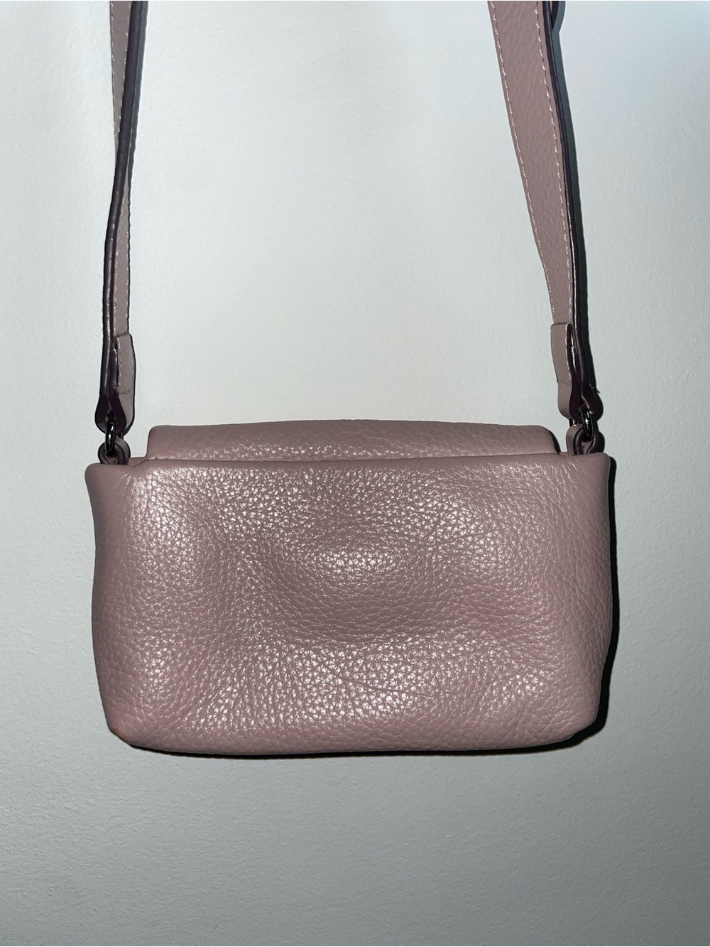 Aimee Kestenberg Pink Mini Pebbled Leather Crossbody - Picture 9 of 13